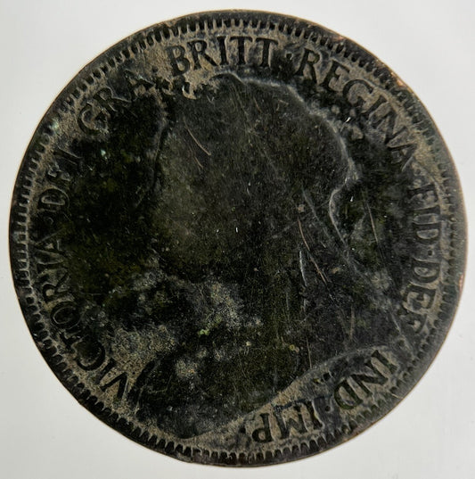 1901 Victoria Half-Penny Coin | Collectable Grade