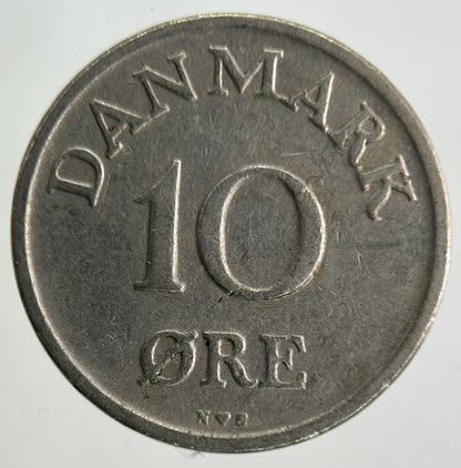 1949 Denmark 10 Ore Coin | Fine Collectable Grade