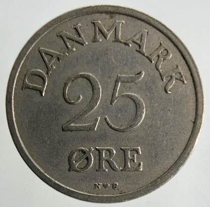 1953 Denmark 25 Ore Coin | Fine Collectable Grade