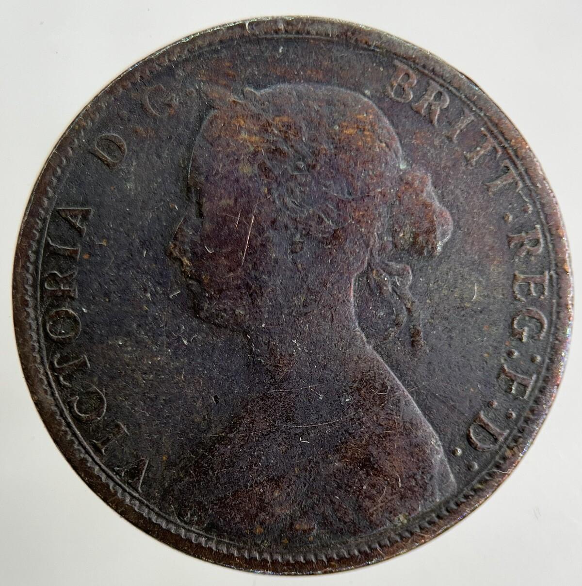 1862 Victoria Half-Penny Coin | Collectable Grade