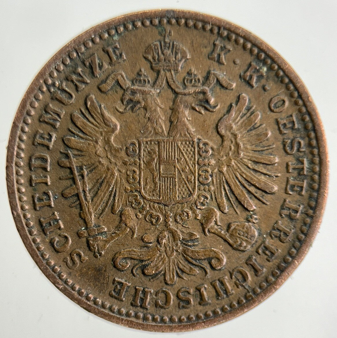 1885 Austria 1 Kreuzer Coin | Fine Collectable Grade
