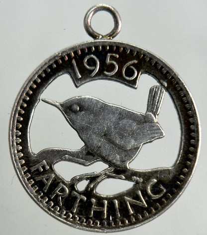 1956 Modified Elizabeth II 2nd Wren Farthing Coin | Collectable Grade