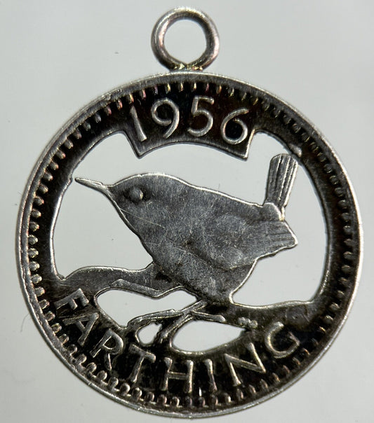 1956 Modified Elizabeth II 2nd Wren Farthing Coin | Collectable Grade