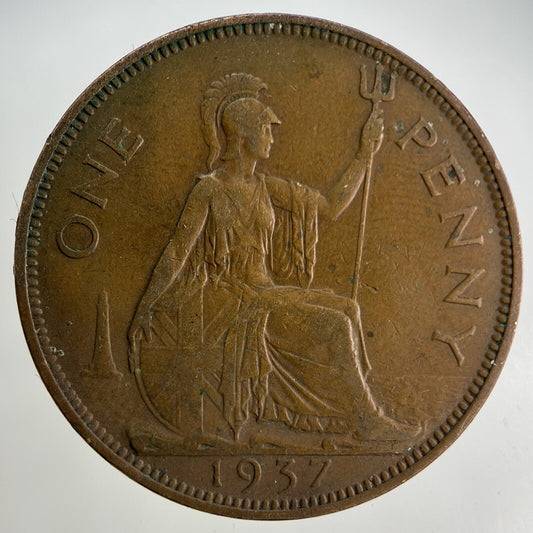 1937 George VI One Penny Coin | Fine Collectable Grade