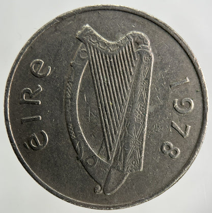1978 Irish 10p Ten-Pence Coin | Fine Collectable Grade