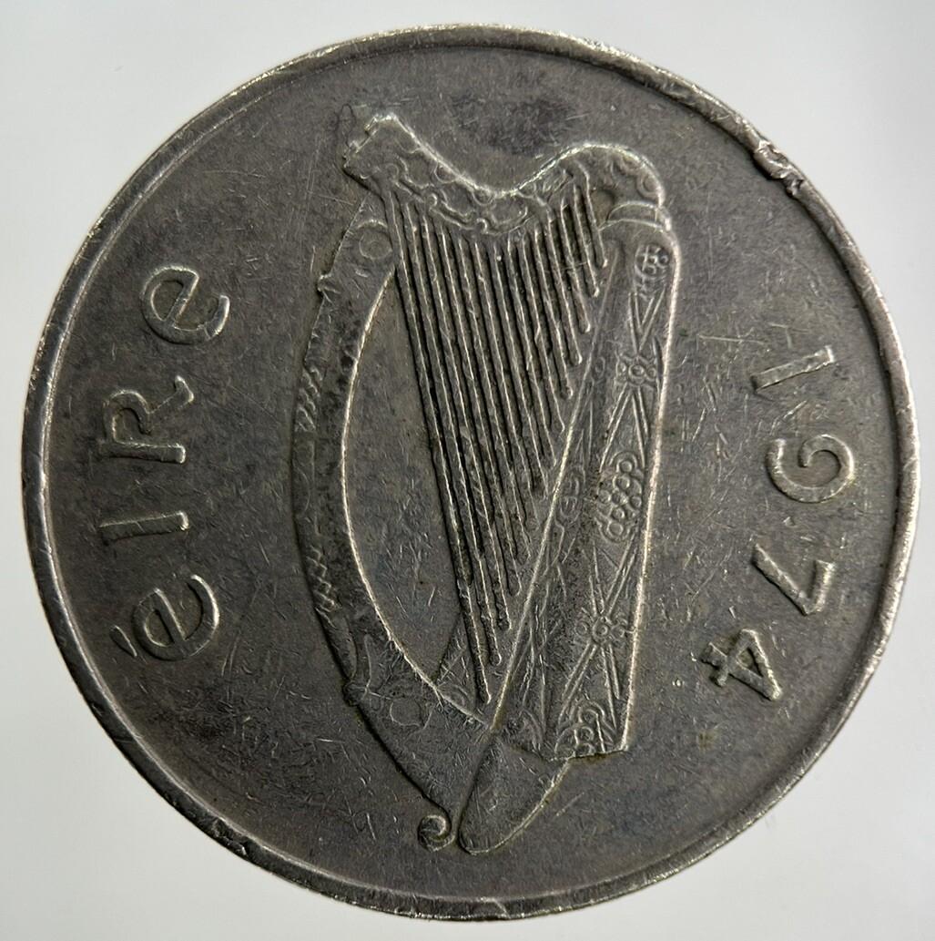 1974 Irish 10p Ten-Pence Coin | Fine Collectable Grade