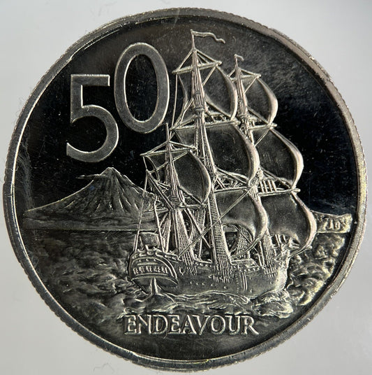 1967 New Zealand Proof 50 Cents Coin | Very High Grade