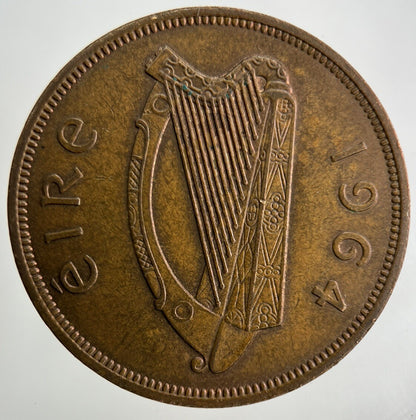 1964 Irish One Penny Coin | Fine Collectable Grade