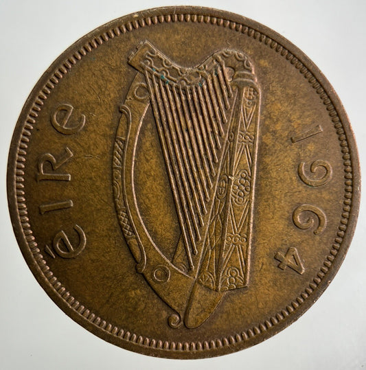 1964 Irish One Penny Coin | Fine Collectable Grade