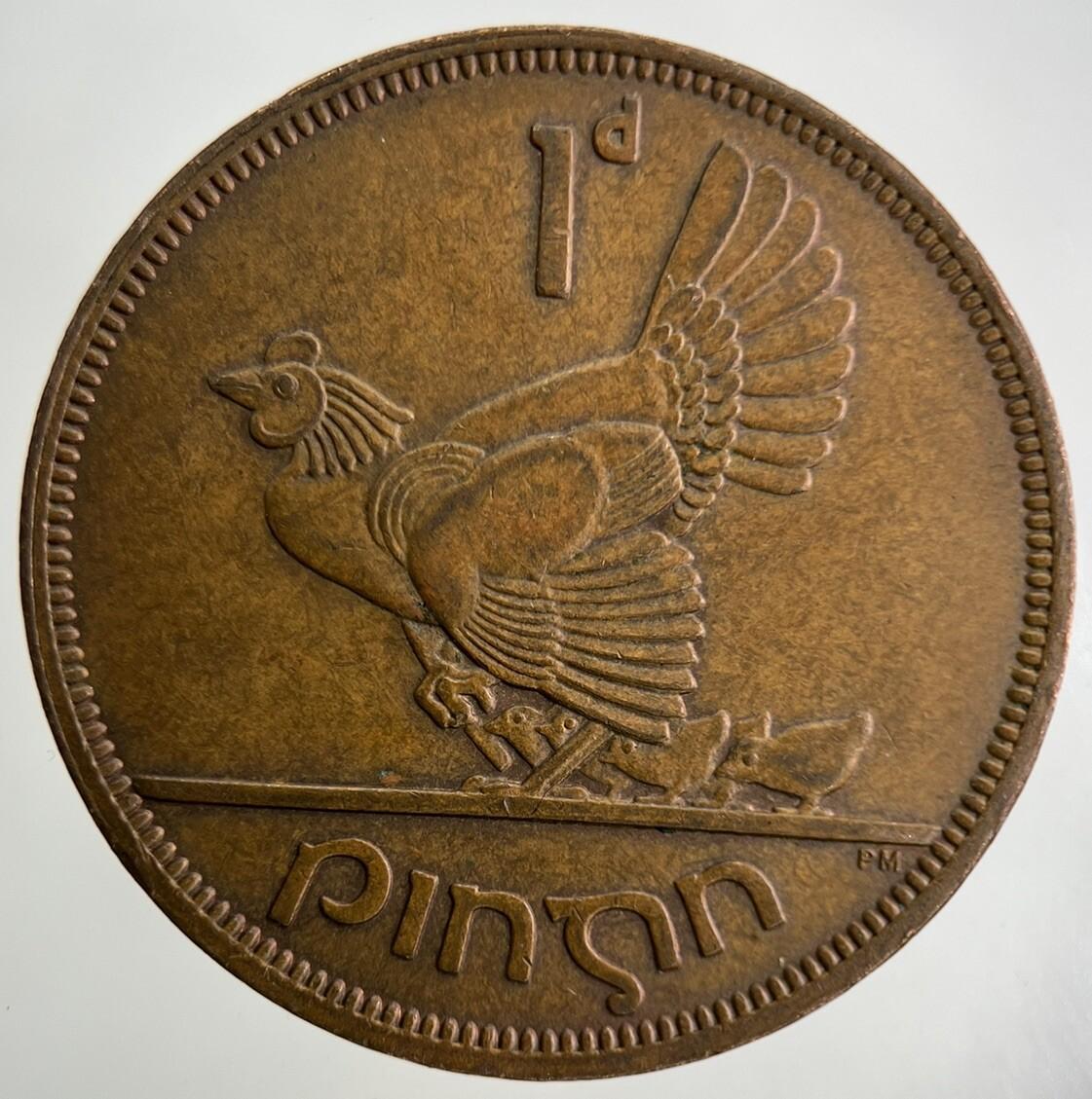 1964 Irish One Penny Coin | Fine Collectable Grade