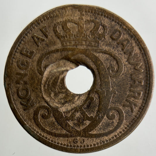 1927 Denmark 2 Ore Coin | Collectable Grade