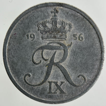 1956 Denmark 2 Ore Coin | Collectable Grade
