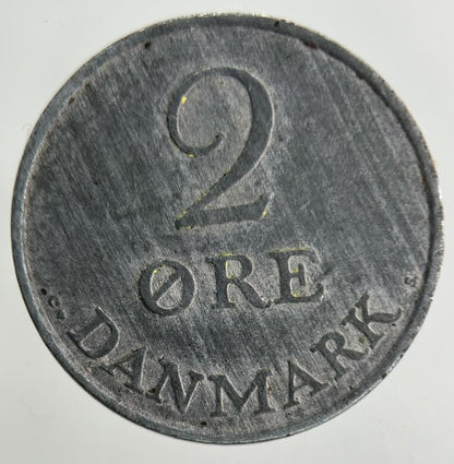 1956 Denmark 2 Ore Coin | Collectable Grade