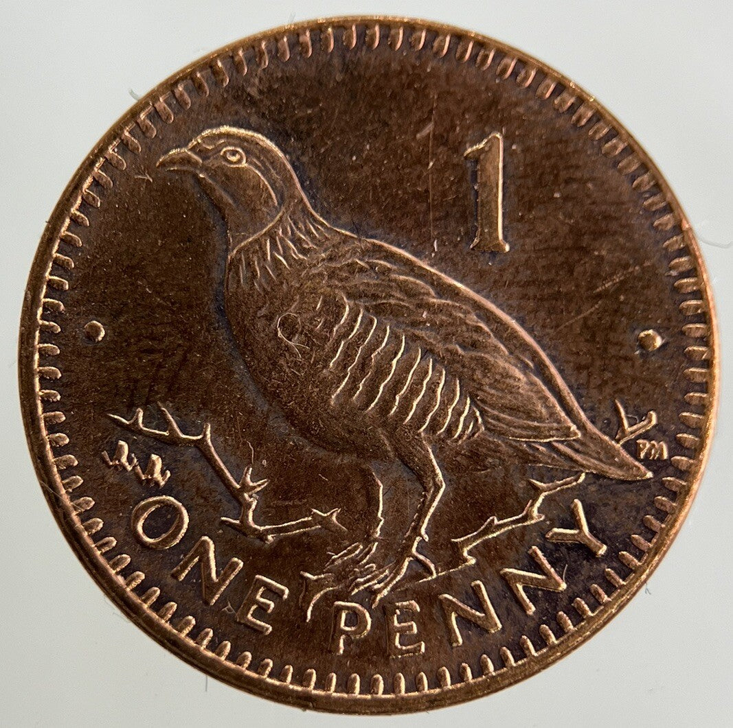 2001 Gibraltar 1p One Penny Coin | Very High Grade