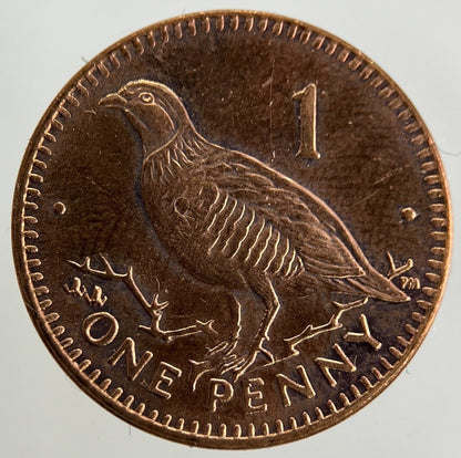 2001 Gibraltar 1p One Penny Coin | Very High Grade