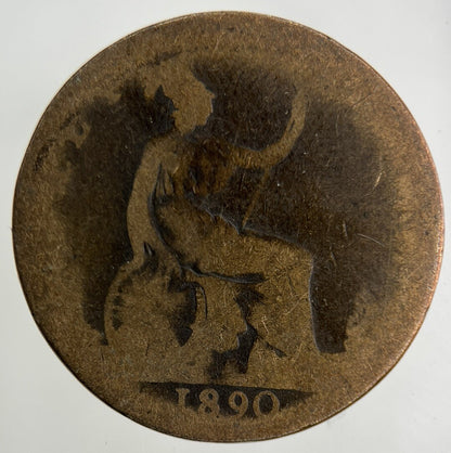 1890 Victoria Half-Penny Coin | Collectable Grade