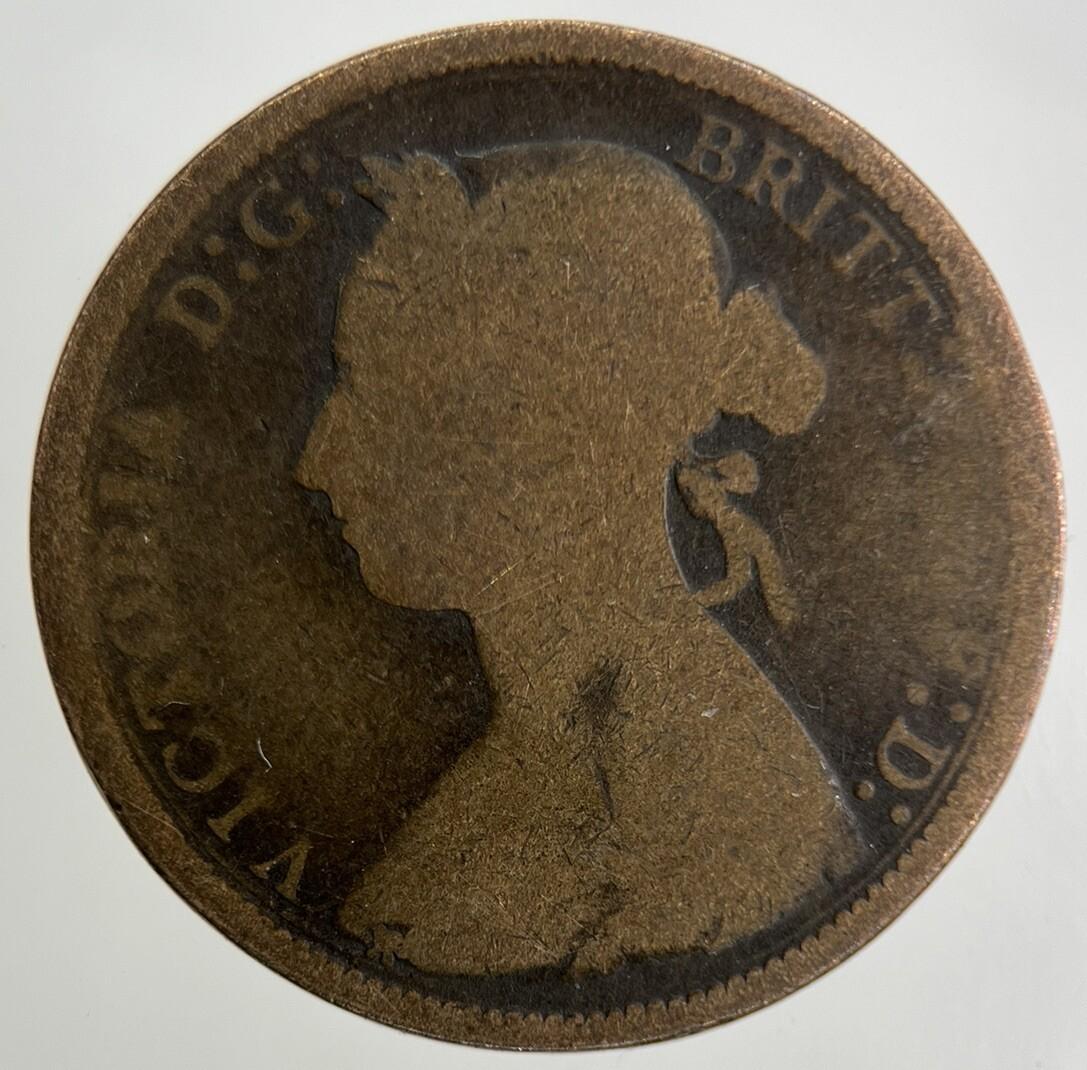 1890 Victoria Half-Penny Coin | Collectable Grade