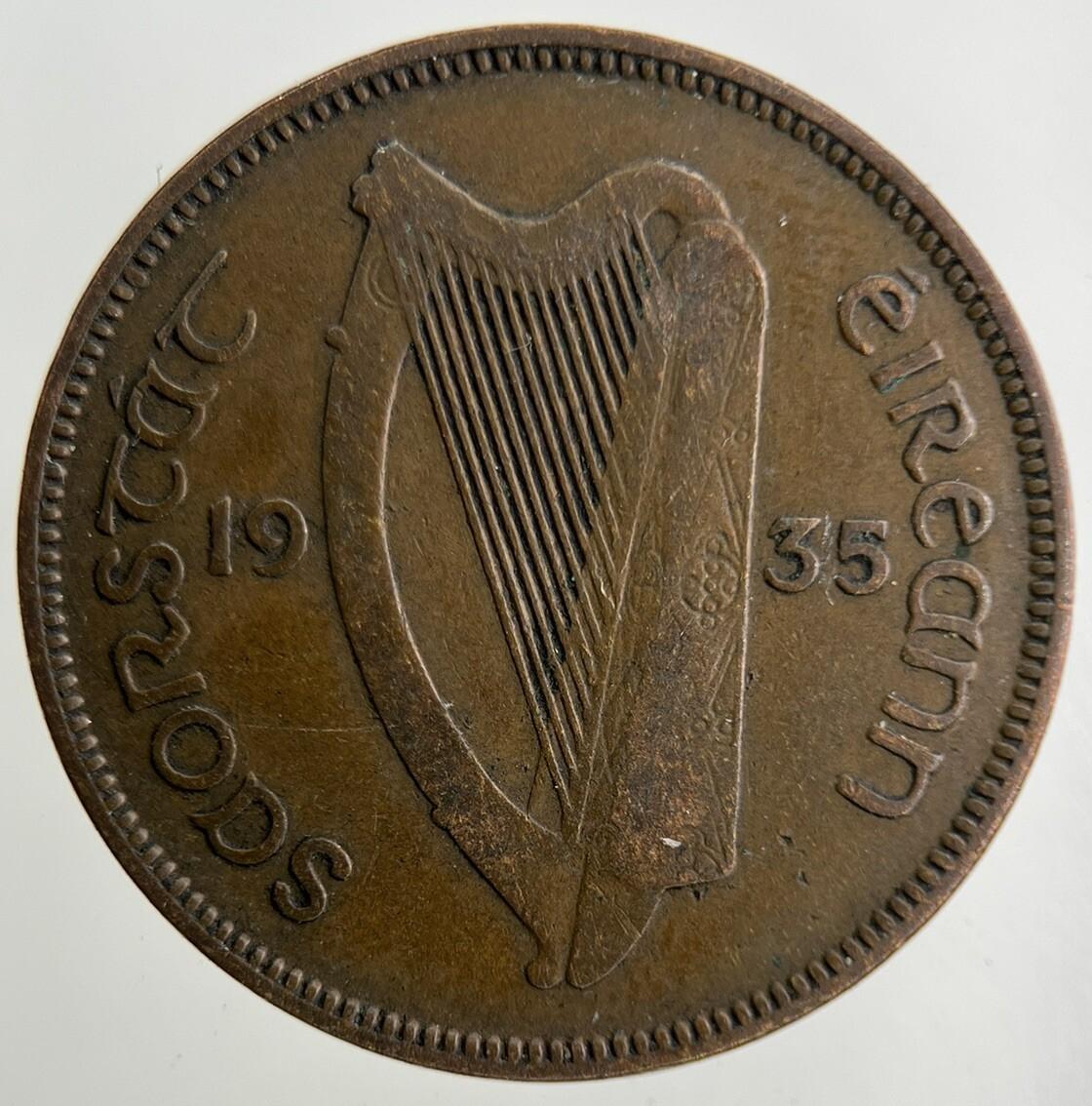 1935 Irish Half-Penny Coin | Collectable Grade