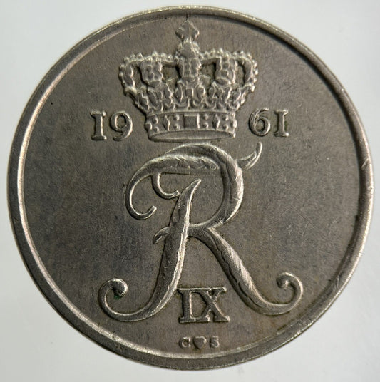 1961 Denmark 25 Ore Coin | Fine Collectable Grade