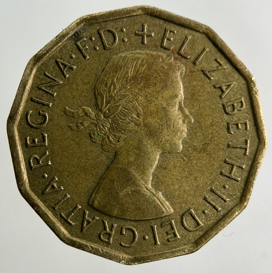 1967 Elizabeth II 2nd Brass Threepence Coin | Fine Collectable Grade