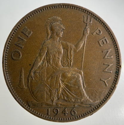 1946 George VI One Penny Coin | Fine Collectable Grade