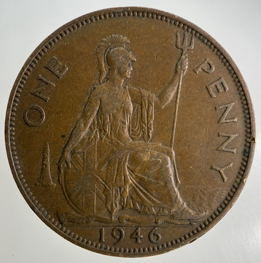 1946 George VI One Penny Coin | Fine Collectable Grade