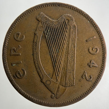 1942 Irish One Penny Coin | Fine Collectable Grade