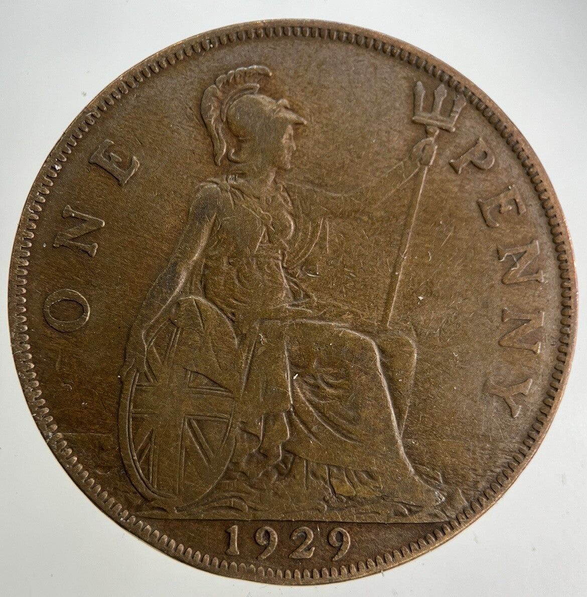 1929 George V One Penny Coin | Fine Collectable Grade