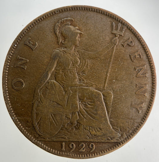 1929 George V One Penny Coin | Fine Collectable Grade