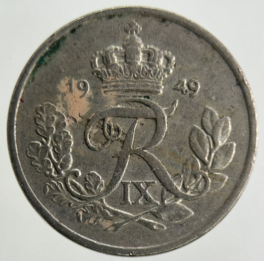 1949 Denmark 10 Ore Coin | Fine Collectable Grade