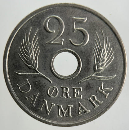 1968 Denmark 25 Ore Coin | Fine Collectable Grade