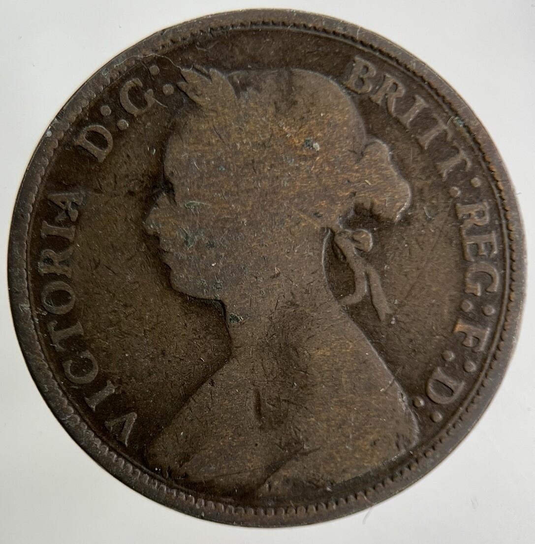 1877 Victoria Half-Penny Coin | Collectable Grade