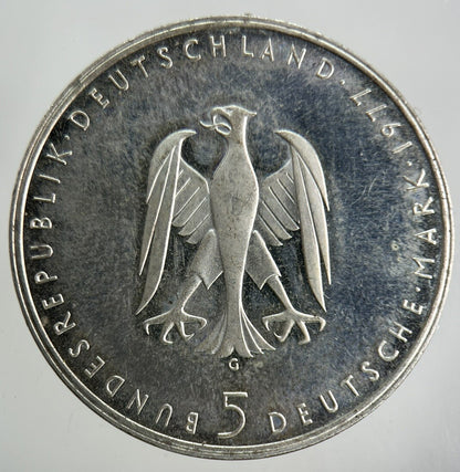 1977 Germany Silver 5 Mark Coin | Fine Collectable Grade