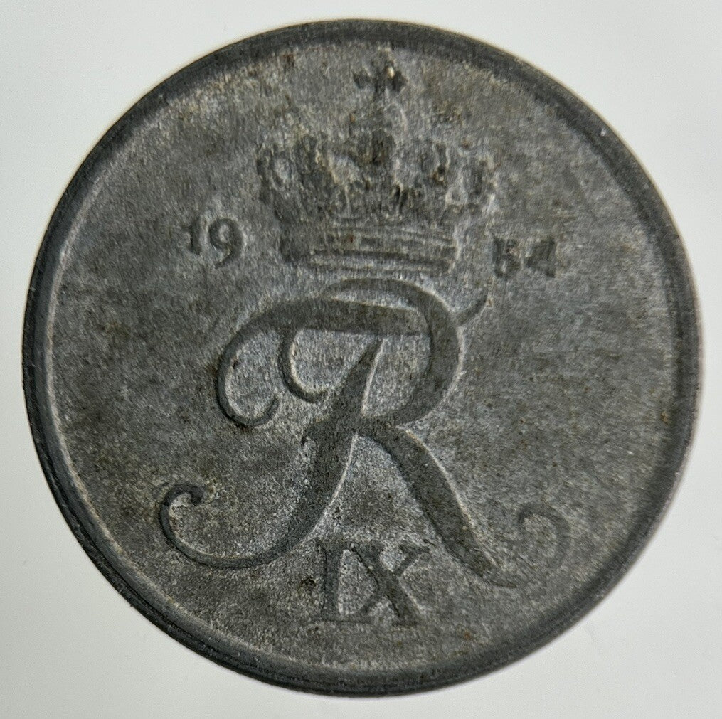1954 Denmark 2 Ore Coin | Collectable Grade
