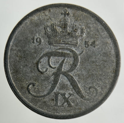 1954 Denmark 2 Ore Coin | Collectable Grade