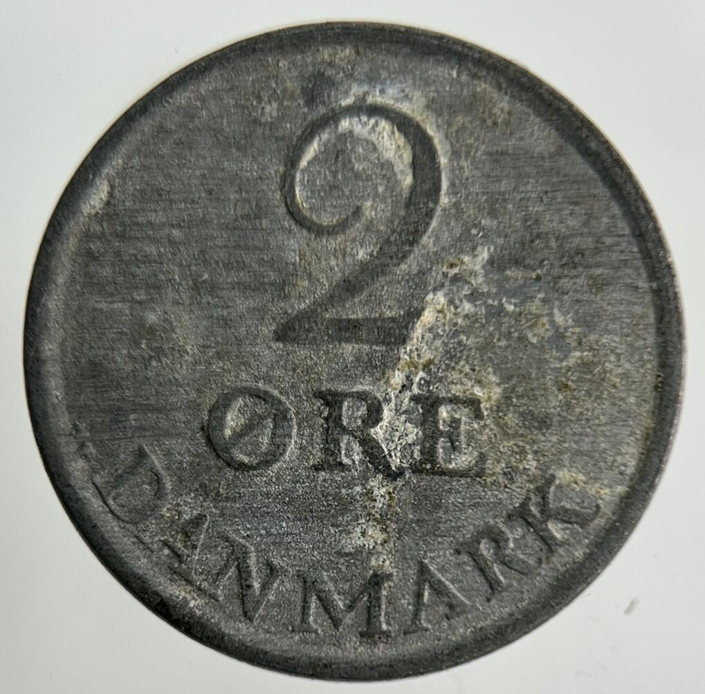 1954 Denmark 2 Ore Coin | Collectable Grade