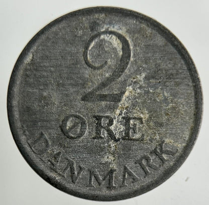 1954 Denmark 2 Ore Coin | Collectable Grade