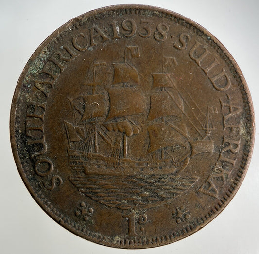 1938 South Africa One Penny Coin | Collectable Grade