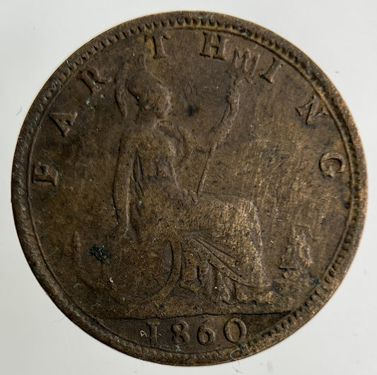 1860 Victoria Farthing Coin | Collectable Grade