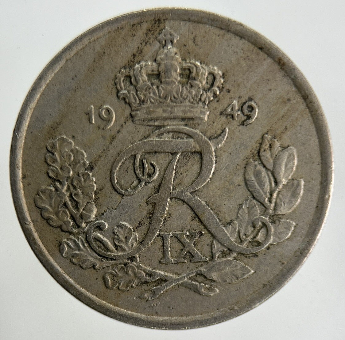 1949 Denmark 25 Ore Coin | Fine Collectable Grade