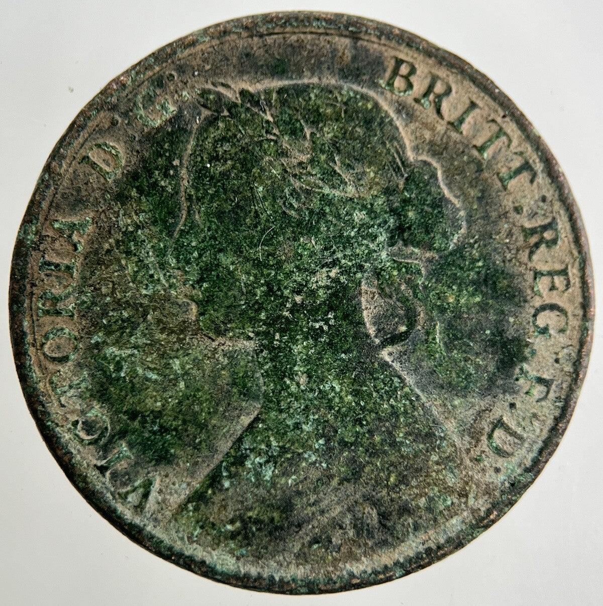 1861 Victoria Half-Penny Coin | Collectable Grade