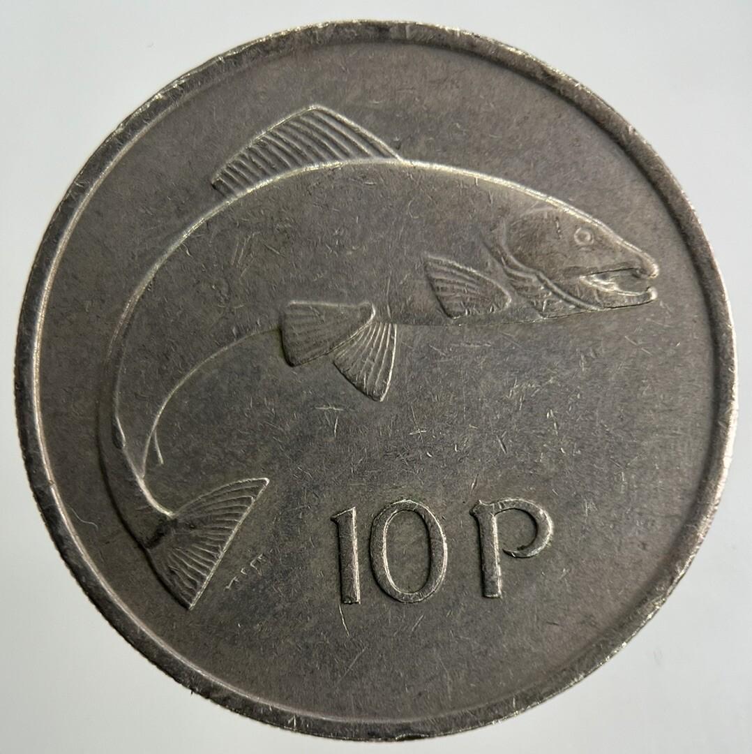 1975 Irish 10p Ten-Pence Coin | Fine Collectable Grade
