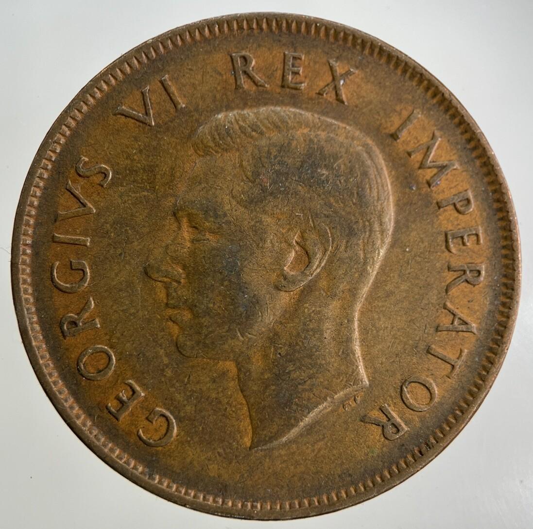 1942 South Africa One Penny Coin | Fine Collectable Grade