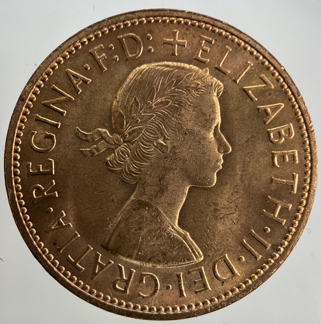 1966 Elizabeth II 2nd One Penny Coin | Fine Collectable Grade