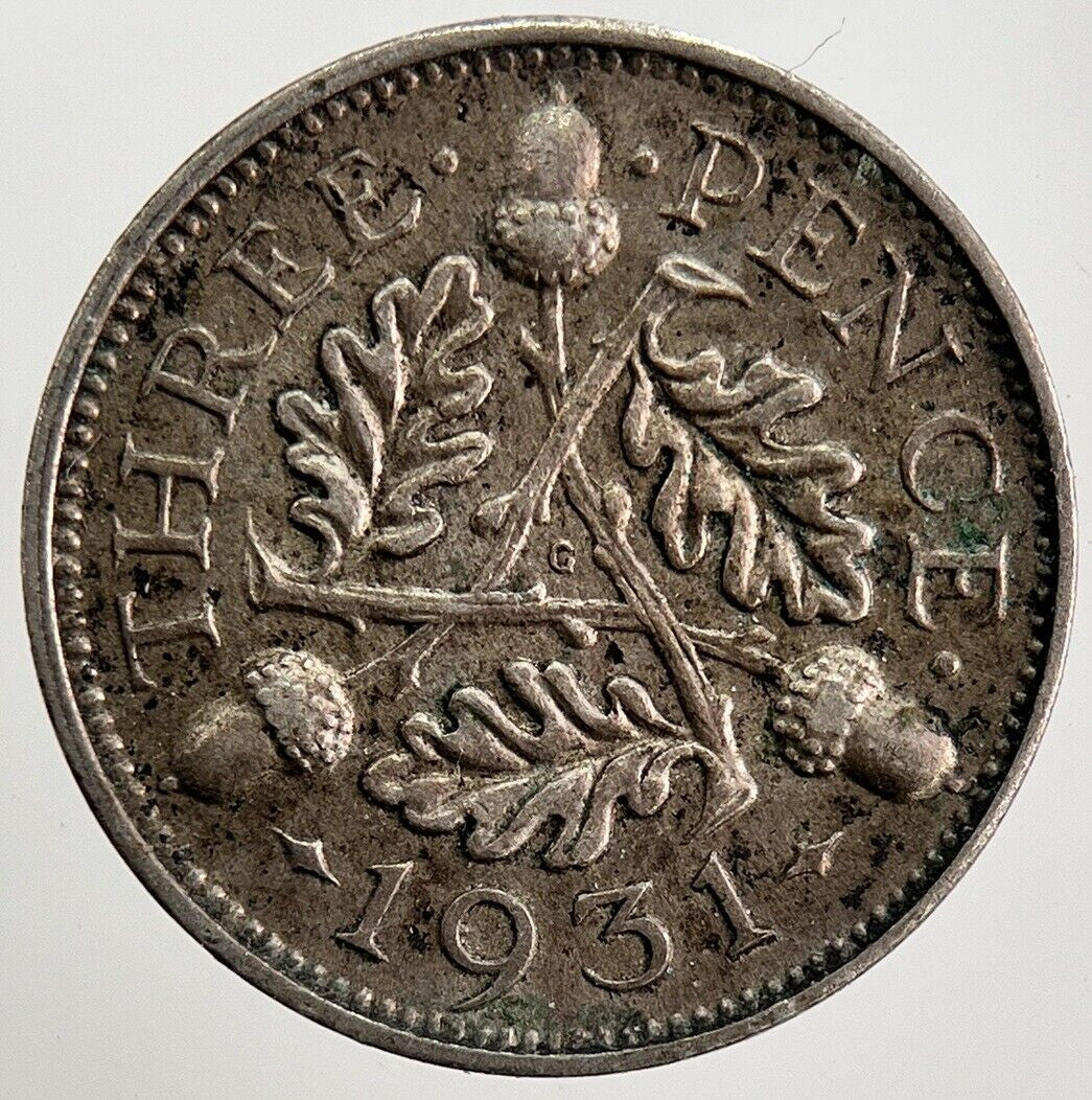 1931 George V Threepence Silver Coin | Very High Grade | a5616