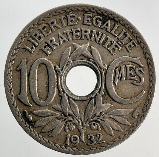 1932 France 10 Centimes Coin | Fine Collectable Grade