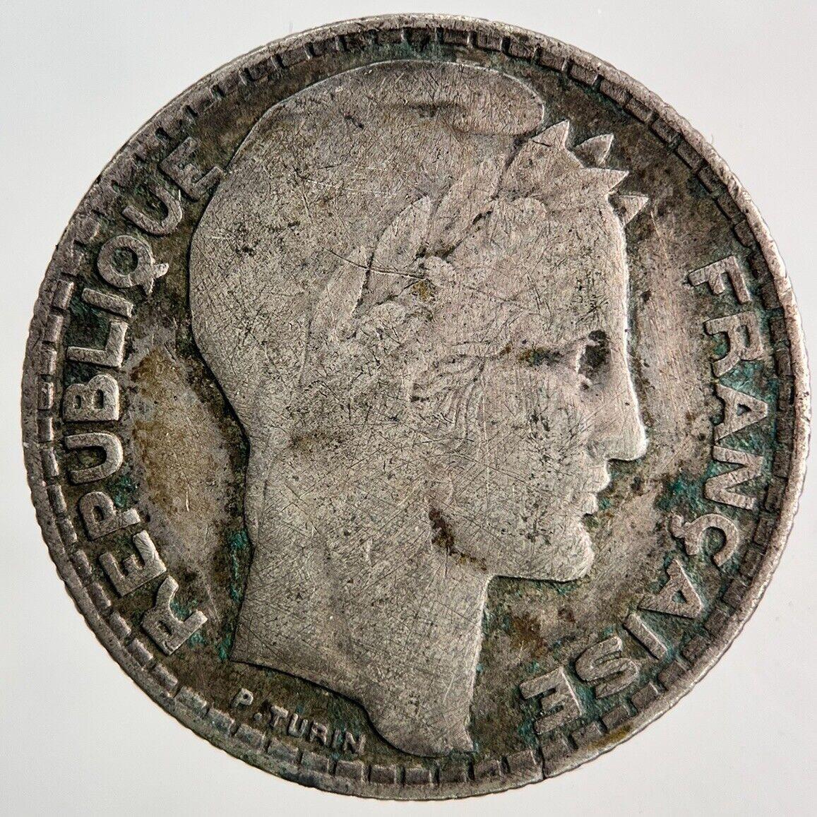 1932 France 10 Franc Silver Coin | Fine Collectable Grade