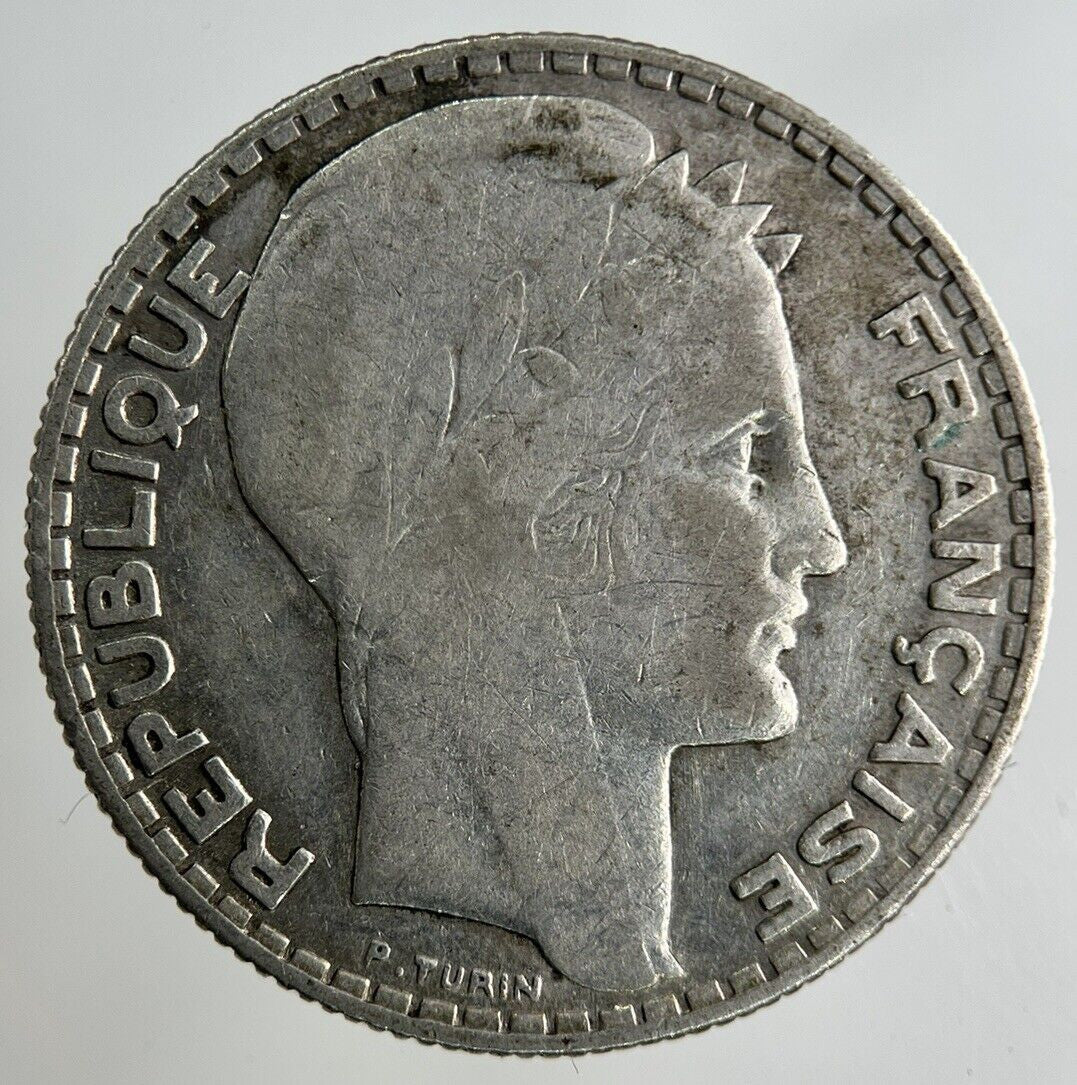 1932 France 10 Francs Silver Coin | Fine Collectable Grade