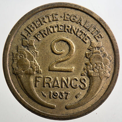 1932 France 2 Francs Coin | Very High Grade