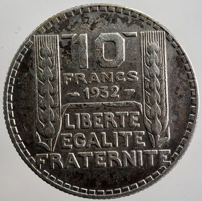 1932 France 10 Francs Silver Coin | Fine Collectable Grade